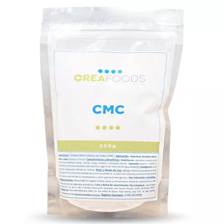 CMC (Carboximetil Celulosa de Sodio), 250 Gramos CREA FOODS CTQ-CMC