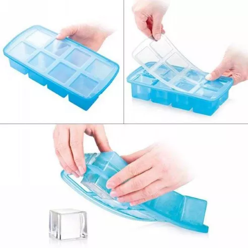Bandeja para Hacer Cubos de Hielo con 8 Cavidades TESCOMA 308904