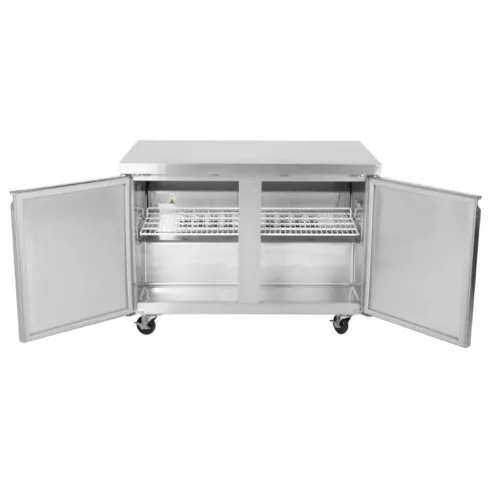 Mesa Undercounter Refrigerada 2 Puertas de Acero Inoxidable 48 Pulgadas U-STAR UUC-48R-E-HC
