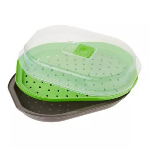 Vaporera para Microondas para Pescado y Vegetales PROGRESSIVE PS-46GY