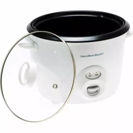 Olla Arrocera Electrica de 10 Tazas Blanca HAMILTON BEACH 37532N