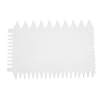 Rasqueta Plastica con 4 Estilos de Puntas, Color Blanco MASTER CHEF 0760878