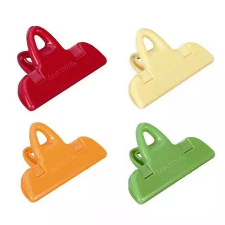 Clip para Cerrar Bolsas de 7 Centimetros, Set de 4 Unidades TESCOMA 420760