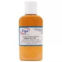 Colorante en Gel Dorado Glitter de 60 Mililitros ASTEK CG524