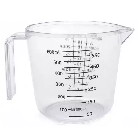Taza para Medir Graduado de 600 Mililitros MASTER CHEF B21012208
