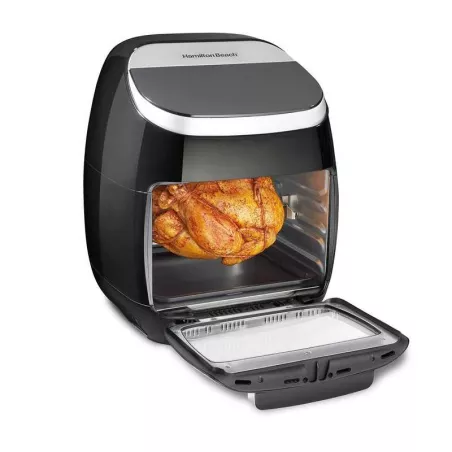Freidora de Aire de 11 Litros de 1700W Negra HAMILTON BEACH 35070