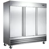 Congelador de 3 Puertas Solidas de Acero Inoxidable 110V / 60Hz U-STAR ND-CFD-3FF-E-HC