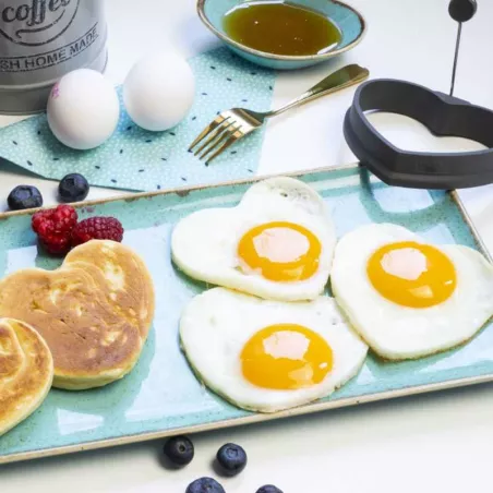 Aro para Pancakes y Huevos en Forma de Corazon, Set de 2 Unidades LURCH 00070270