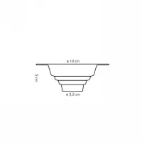 Embudo Multiuso Presto de 10 Centimetros, Color Blanco  TESCOMA 420598 2