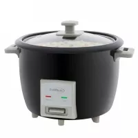 Olla Arrocera Antiadherente de 10 tazas de 700W de Color Negro PREMIUM PRC1838B