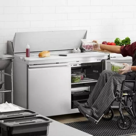 Mesa de Preparacion de 2 Puertas de 120 Centimetros U-STAR SCL2-E-HC