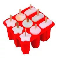 Molde de Silicon Paletas para Helados 9 Cavidades MASTER CHEF 0760048