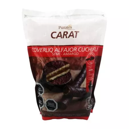 Cobertura para Alfajor Semi-Amargo en Forma de Gotas de 1000 Gramos PURATOS 4005942