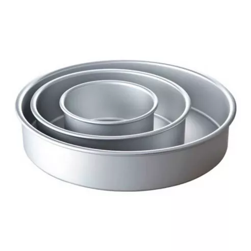 Molde Redondo de Aluminio de 30 x 5 Centimetros TIPS CAPA #30 / 5A