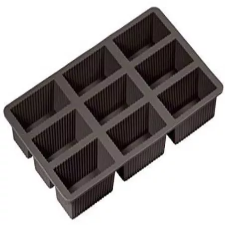 Molde de Silicon para Brownies con 9 Cavidades LURCH 00085021