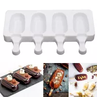 Molde de Silicon para Paletas Magnum Diseno Tradicional de 4 Cavidades MASTER CHEF 0760058