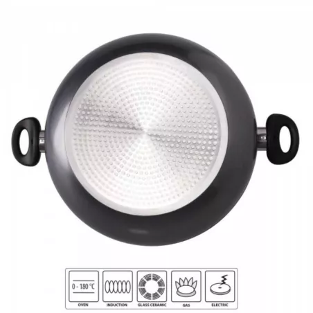 Olla Stoneline de Aluminio de 32 Centimetros STONELINE 10117