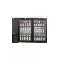 Refrigerador para Bar 2 Puertas de Vidrio 48 Pulgadas U-STAR UBB-24-48G-HC