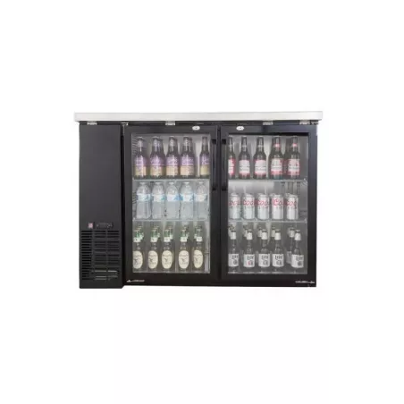 Refrigerador para Bar 2 Puertas de Vidrio 48 Pulgadas U-STAR UBB-24-48G-HC