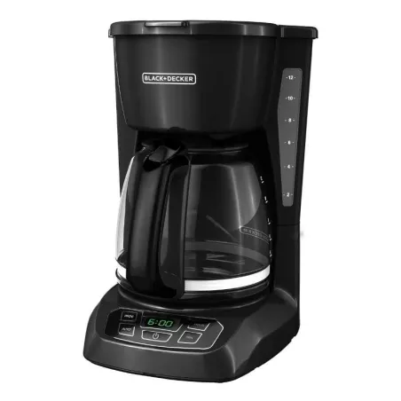 Coffee Maker Programacion Rapida de 12 Tazas Negro con Jarra de VIdrio BLACK & DECKER CM1105B