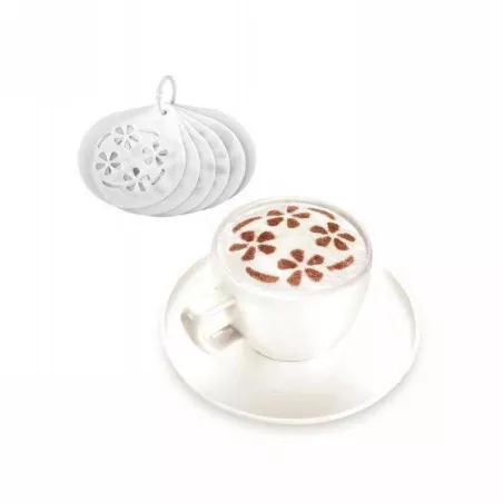 Plantillas para Decorar Capuccino, Set de 6 Unidades TESCOMA 308850