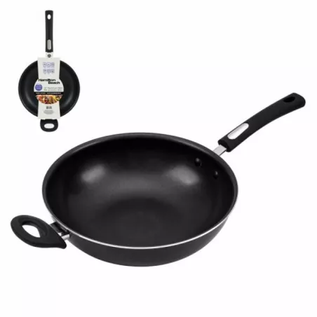 Wok de Aluminio de 12 Pulgadas HAMILTON BEACH HAA112