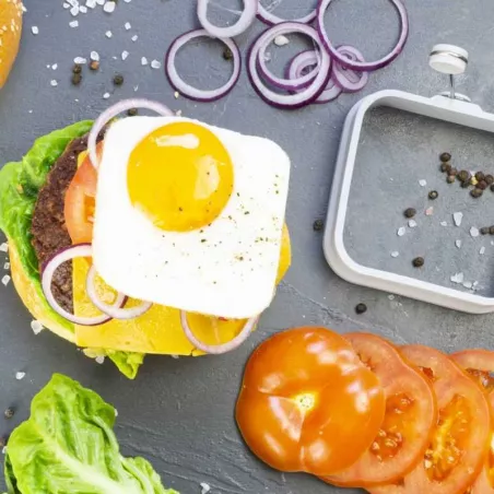 Aro Cuadrado para Pancakes y Huevos, Set de 2 Unidades LURCH 00070273