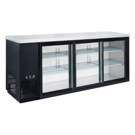 Refrigerador para Bar  3 Puertas de Vidrio  72 Pulgadas U-STAR UBB-24-72G-HC