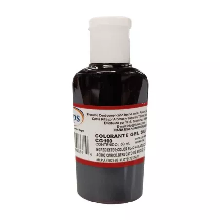 Colorante en Gel Super Negro de 60 Mililitros ASTEK CG101