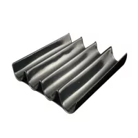 Molde de Aluminio de Canoa Baguette de 4 Divisiones TIPS CANOA DE 4