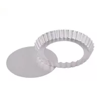 Molde de Aluminio para Tartaleta con Fondo Falso de 20 Centimetros MASTER CHEF 0760750