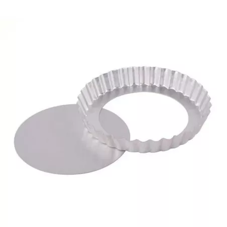 Molde de Aluminio para Tartaleta con Fondo Falso de 20 Centimetros MASTER CHEF 0760750