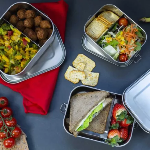 Contenedor Rectangular de Acero Inoxidable de 1400 Mililitros LURCH 00240882