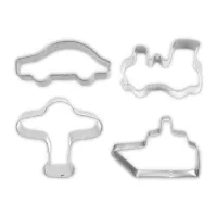 Cortadores de Galletas de Vehiculos de Transporte, Set de 4 Piezas MASTER CHEF 0760860