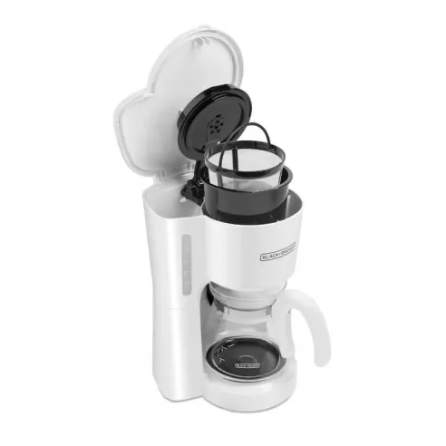 Coffee Maker con Jarra de Vidrio de 5 Tazas Blanco BLACK & DECKER CM0701W