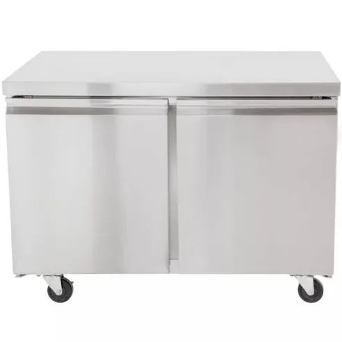 Mesa Undercounter Refrigerada 2 Puertas de Acero Inoxidable 48 Pulgadas U-STAR UUC-48R-E-HC