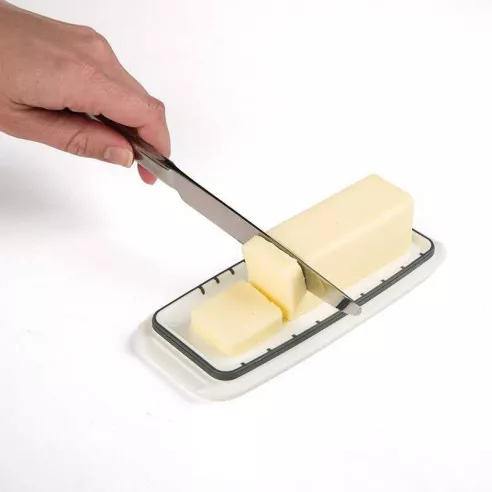 Mantequillera Ancha con Tapa Transparente con Sello de Silicon PROGRESSIVE GBD-3