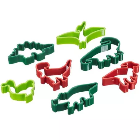 Cortadores para Galletas en Forma de Dinosaurios, Set de 7 Unidades TESCOMA 630928