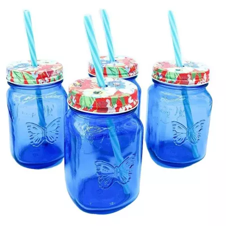 Jarra Mason Caddy de 16 Onzas, Set de 4 Unidades GIBSON 129475.04