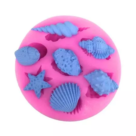 Molde Redondo de Silicon con Diseno de Conchas MASTER CHEF 0760308
