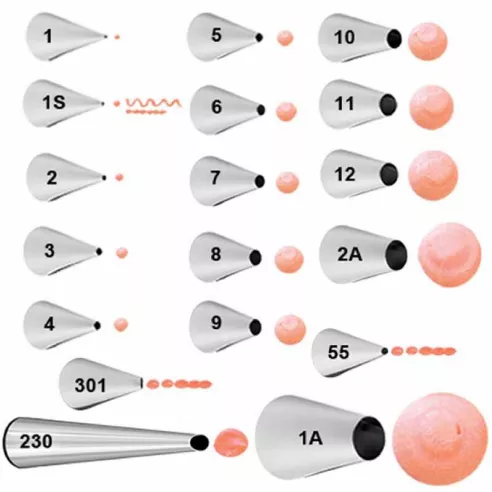 Boquilla para Decoracion # 124 ATECO 124