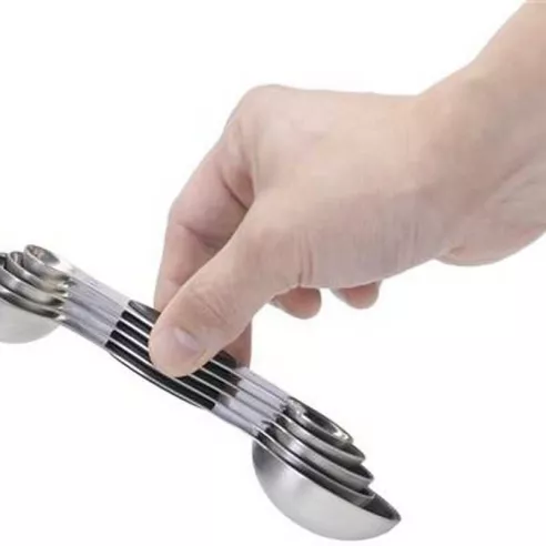 Cucharas Magneticas de Medir de  Acero Inoxidable, Set de 5 Unidades PROGRESSIVE GT-3469