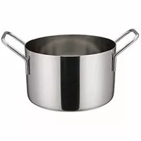 Cacerola Mini de Acero Inoxidable sin Tapa de 12 Centimetros KING METAL CAM12