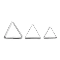 Aro para Queque Triangular de 10.5 x 12 Centimetros KING METAL CRTG2