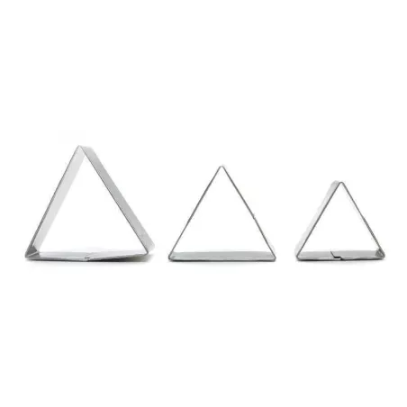 Aro para Queque Triangular de 10.5 x 12 Centimetros KING METAL CRTG2