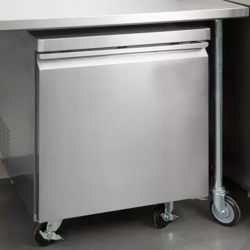 Mesa Undercounter para Congelacion de 1 Puerta de 27 Pulgadas U-STAR UUC-27F-E-HC