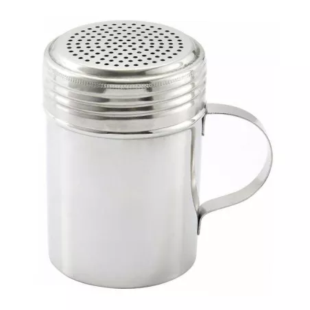 Salero de  Acero Inoxidable con Manija de 10 Onzas KING METAL DRG10H