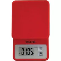 Romana Digital Compacta Color Rojo, Capacidad hasta 11 Libras. TAYLOR 3817R