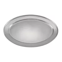 Platon Ovalado de  Acero Inoxidable de 20 Pulgadas KING METAL OP50