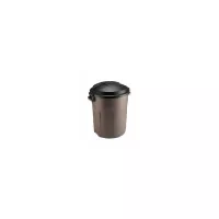 Basurero Redondo Plastico de 20 Galones de Color Negro RUBBERMAID 2179385